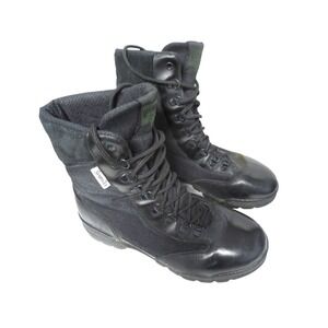 Magnum Sympatex Canvas Leather 1142 Tatical Hiking Men's Boots Size 10 Preowned